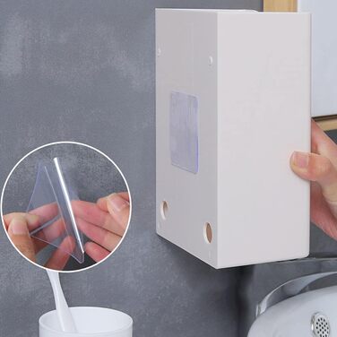 Tissue Box Cosmetic Bags Storage Box for Tissues Tissue Box Holder Wall-Mounted Tissue Box Suitable for Office, Bedroom, Bathroom, Toilet, Kitchen (3pc)