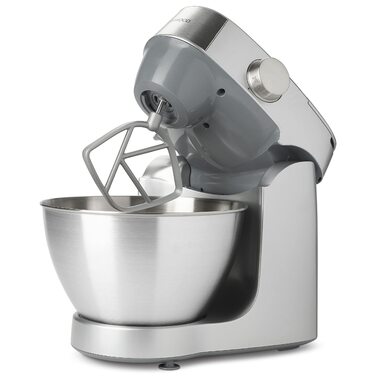 Кухонна машина Kenwood Prospero+ KHC29.A0SI, 1000 Вт, чаша з нержавіючої сталі 4,3 л, набір насадок (вінчик, міксер, гак), срібляста