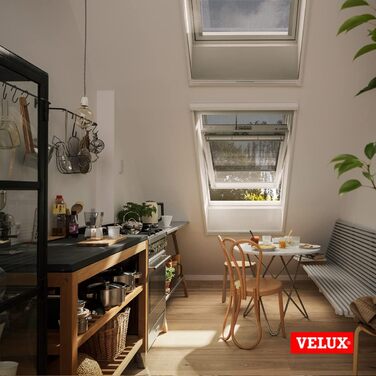 VELUX Original Insect Screens - Weather-resistant, compatible with a roof window cutout width of 923-1120 mm and length 0-2000 mm - Aluminum mesh ZIL SK06 0000SWLD, Black