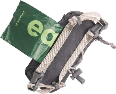 RUFFWEAR Stash Pouch Mini: компактний диспенсер для збору відходів собак, сірий Базальт, 12 x 5.7 см