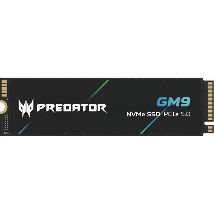 SSD Acer Predator GM7 1TB M.2 NVMe PCIe 4.0 - Швидкість до 7400 МБ/с - TLC NAND Flash - Внутрішній SSD для ПК, ноутбука та PS5