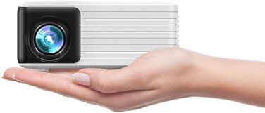 Міні проектор YOTON Y3 Beamer Klein: 1080P, 15000 люмен, для домашнього кінотеатру, HDMI/USB/Phone/PS5, Zoom, ідеальний для дітей (чорний)