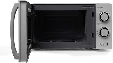 Мікрохвильова піч Orbegozo MI 2115, 20 л, 700 Вт, біла, з грилем