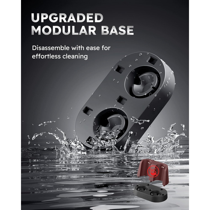 Електрична мельниця для солі та перцю FORLIM, USB-зарядка, з LED-підсвіткою, регульована ступінь помолу, 7 рівнів, 2 шт. (чорний+білий)