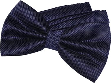 Метелик чоловічий DonDon та нагрудна хустка (темно-синій) - регульований розмір