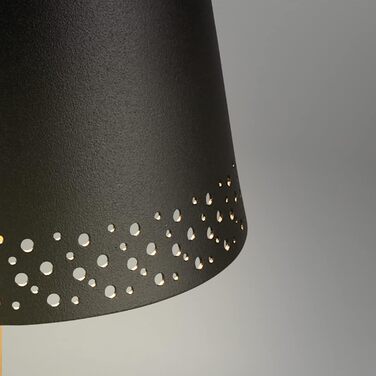 Світлодіодна настільна лампа Briloner бездротова з сенсорним керуванням, димуванням, регулюванням висоти, нічна лампа, лампа для читання, кемпінгова лампа, 38x12 см, чорний деревоподібний дизайн