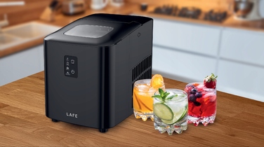 Льодогенератор Lafe Ice Cube Maker, чорний, 120 Вт