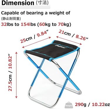 Складний туристичний стільчик Azarxis для риболовлі, пікніків та відпочинку на природі з сумкою, камуфляжний