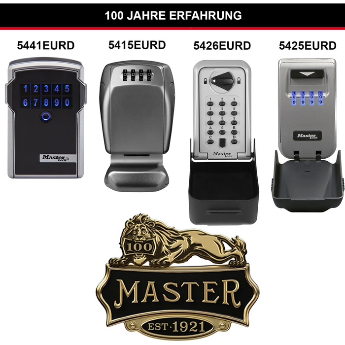 Сейф для ключів Master Lock сертифікований, великий, настінний, зовнішній, 17.3 x 10.3 x 7.5 см, підвищена безпека