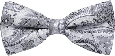 Костюмний жилет чоловічий DiBanGu для весілля з краваткою, нагрудником та запонками, сріблястий візерунок паваролочки