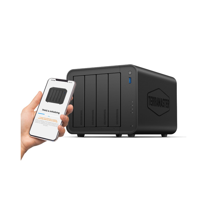 TERRAMASTER F2-425: 2-Bay NAS з Intel x86 Quad-Core CPU, 4 GB RAM, 2.5 GbE LAN – Мережевий сховище для дому (без жорсткого диска)