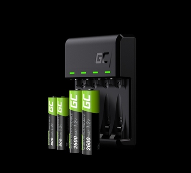 Зарядний пристрій Green Cell VitalCharger для 4 акумуляторів AA/AAA Ni-MH