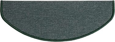 Килимок на сходи ETM Original, набір 15 шт., 20 кольорів та 20 моделей, 23,5 x 65 см (Бежевий, Лондон-зелений)