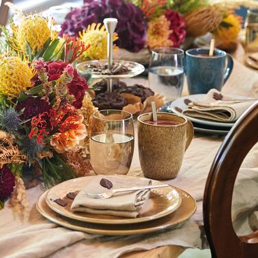 Набір керамічних чашок Leonardo Matera 6 шт., сірі, 430 мл, для кави та чаю, стійкі до миття в посудомийній машині, мікрохвильової печі