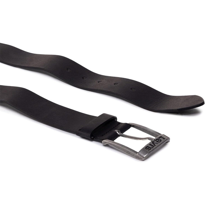Чоловічий шкіряний ремінь Levi's New Duncan Regular Black, 115 см