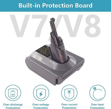 Адаптер для акумулятора Makita 18V на Dyson V7 V8 (MT18V7V8) - сумісний з Fluffy, Animal, Trigger