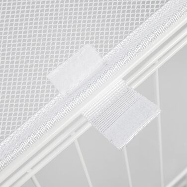 Забіг для цуценят Iris Ohyama з дверцятами та знімним дахом, H60 см, білий. Ідеально для собак та котів, для використання в приміщенні та на вулиці. Забіг для цуценят, вольєр для собак, загін для собак, вольєр для котів. CLS-1130, середній розмір з дахом 