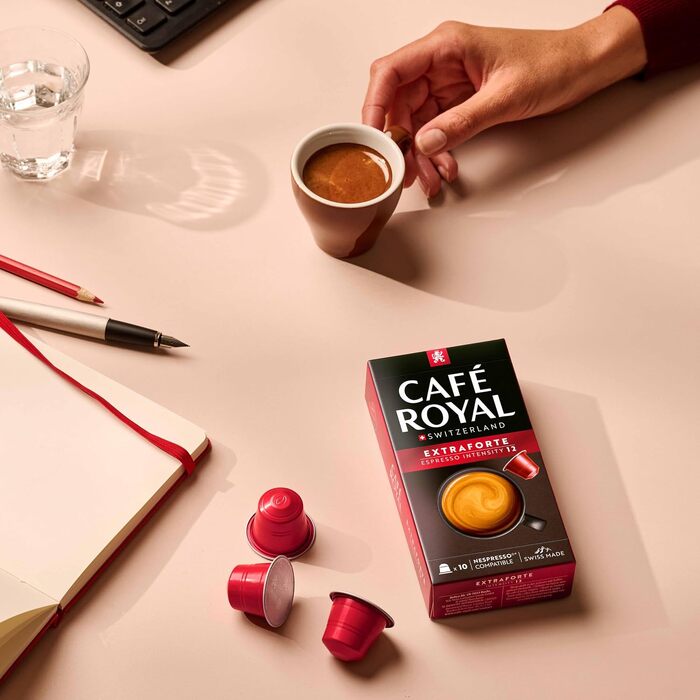 Кава в капсулах Café Royal Hazelnut (фундук), сумісні з Nespresso®, Extraforte, 100 шт.