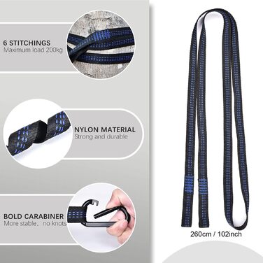 Намет-гамак для кемпінгу з москітною сіткою та захистом від дощу, міцний, з ременями для кріплення, нейлон, для одного або двох осіб, для піших прогулянок та подорожей