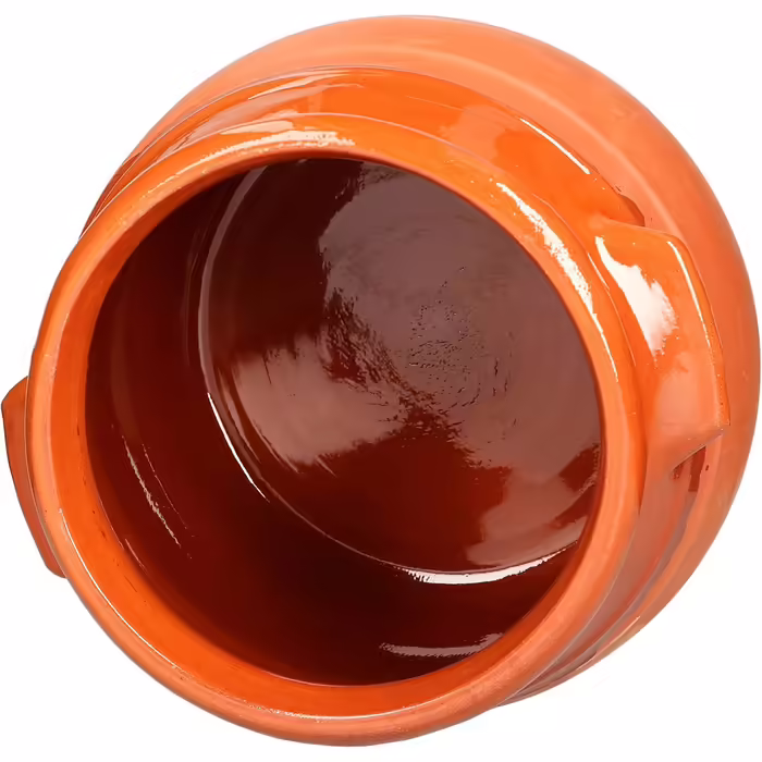 MamboCat Casserole Pot with Lid | One-Pot Meal | 4.5 Liters | Mediterranean | Unique Handmade | Partially Glazed | Antique/Vintage | Medieval | Viking