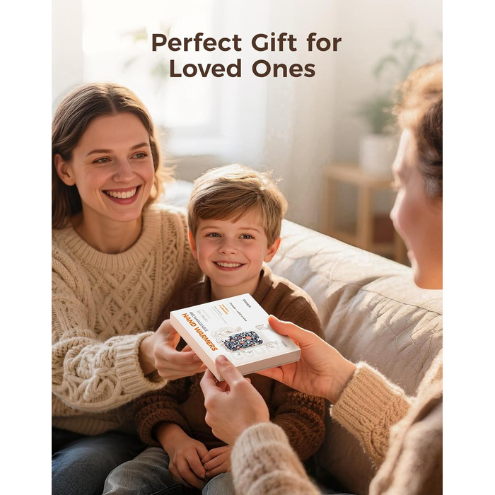 Електричні грілки для рук OCOOPA AI з магнітом, 5000mAh, 2 шт., ультратонкі, для жінок, подарунок, зима