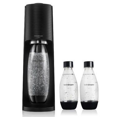 Сифон для води SodaStream Terra, чорний + 3 пляшки + балон CO2