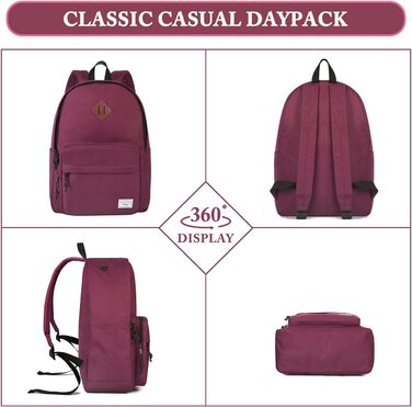 Шкільний рюкзак для підлітків: легкий, 15.6