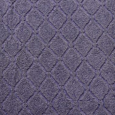 Комплект рушників Superior Denim Wash, 100% бавовна, 550 г/м², 6 шт: 2 для обличчя, 2 для рук, 2 банних, швидковисихаючі, жакардові, для ванної, кухні та пляжу, колір фіолетовий