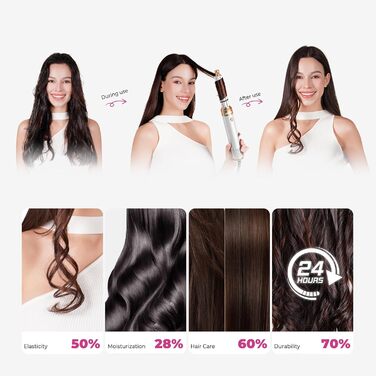 Atopskins Pro Air Styler 6 в 1: Фен-щітка, плойка, стайлер для волосся, сушка, укладка, для всіх типів волосся