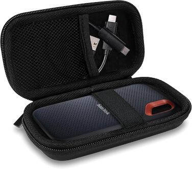 Чохол для SSD дисків ProCase: SanDisk Extreme PRO, Extreme Portable, Crucial X8 - чорний
