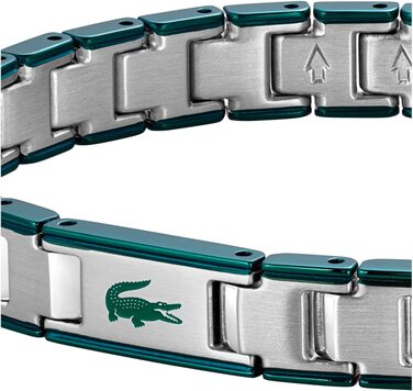 Браслет Lacoste METROPOLE EDGE чоловічий сріблястий з нержавіючої сталі