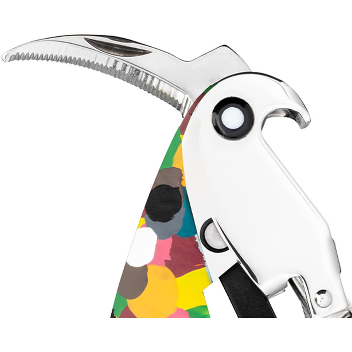 Відкривачка для вина Alessi 'Parrot' з алюмінію та PC, ручна робота, 'Proust', 13 см