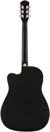 Акустична гітара Fender California Debut Redondo Dreadnought CE з Cutaway, шпон ялини, чорний колір, Natural (електроакустична гітара, FA-25 CE)