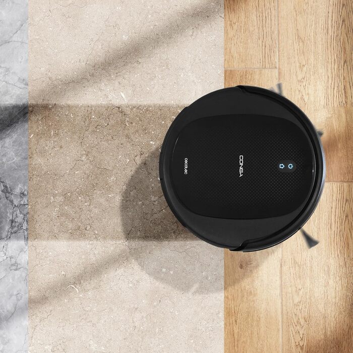 Робот-пилосос Cecotec Conga M20 з гіроскопічною навігацією, 7000 Па, 160 хв роботи, датчики захисту від падіння та щітка для різних поверхонь, керування через додаток