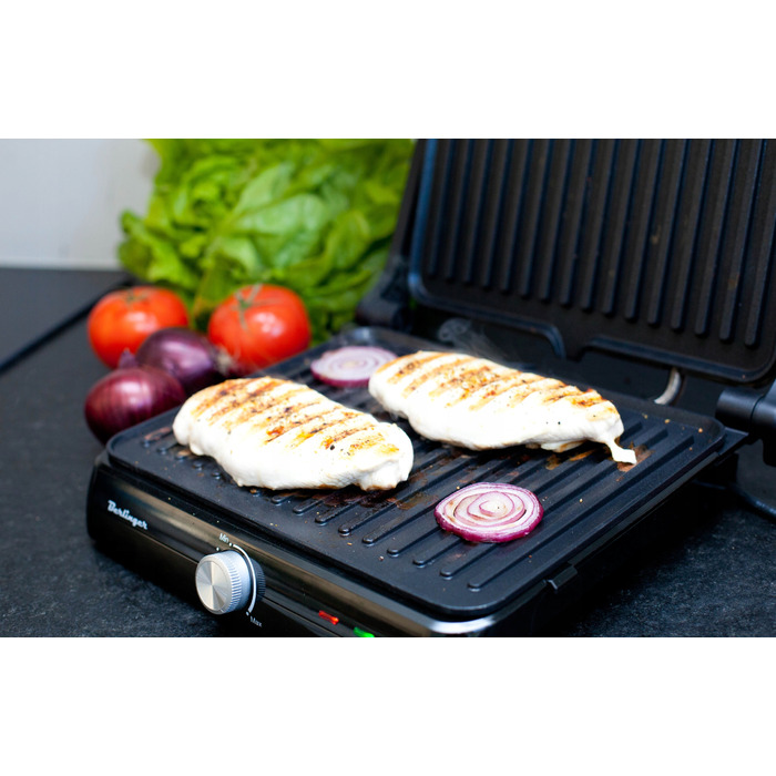 Електричний гриль Berlinger MAX-2400-W 2400 Вт, розкладний на 180°
