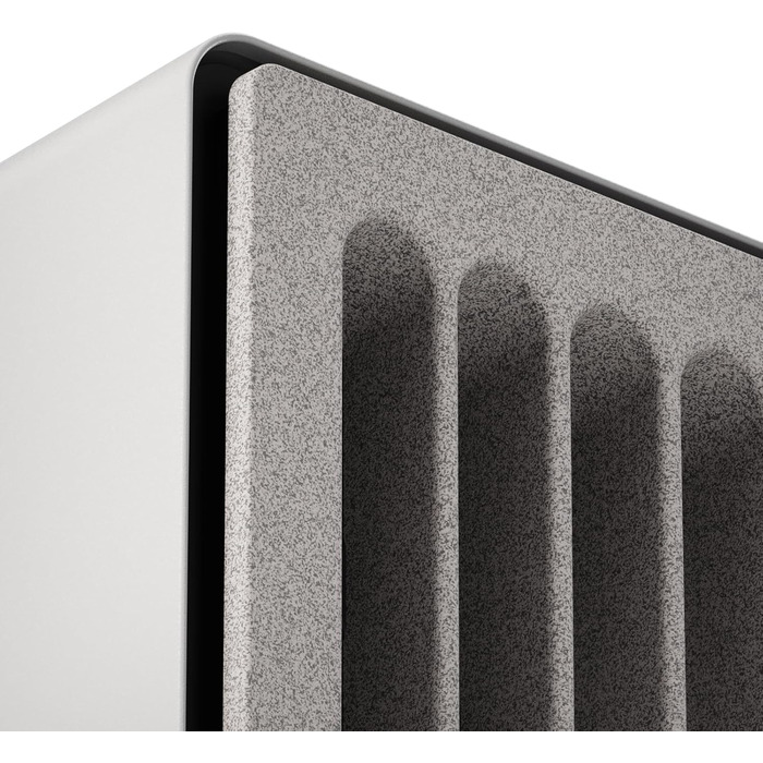 Корпус ПК HAVN Midi-Tower з 3 вентиляторами, Top Airflow, Tempered Glass (білий)