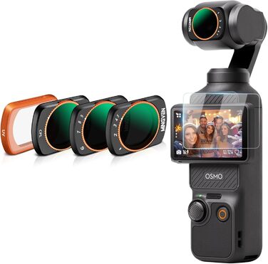 Набір фільтрів ND для DJI Osmo Pocket 3 Creator Combo: ND, CPL, UV, VND (1-5 Stopps, 6-9 Blendenstufen)