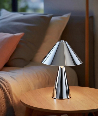 Настільна лампа EOEXZAL, срібляста, 12 Вт