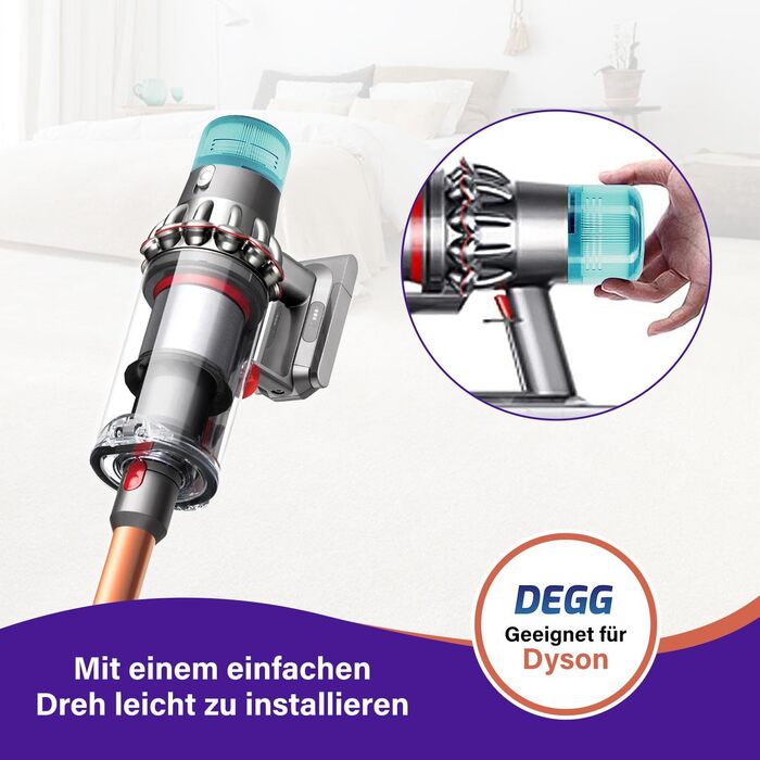 Фільтр HEPA для пилососа Dyson V11 та V15, комплект 2 шт. — Запасний HEPA-фільтр DEGG