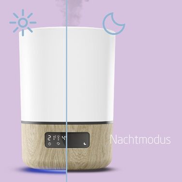 Зволожувач повітря Maxi-Cosi Breathe для дітей, розумний дитячий зволожувач, дитячий небулайзер з маслом, сумісний з Alexa та Google Assistant