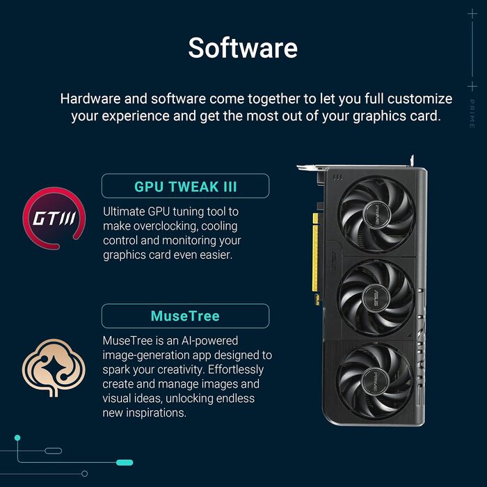 Ігрова відеокарта Asus GeForce RTX 5050 Prime OC Edition, 8GB GDDR6, PCIe 5.0, DLSS 4