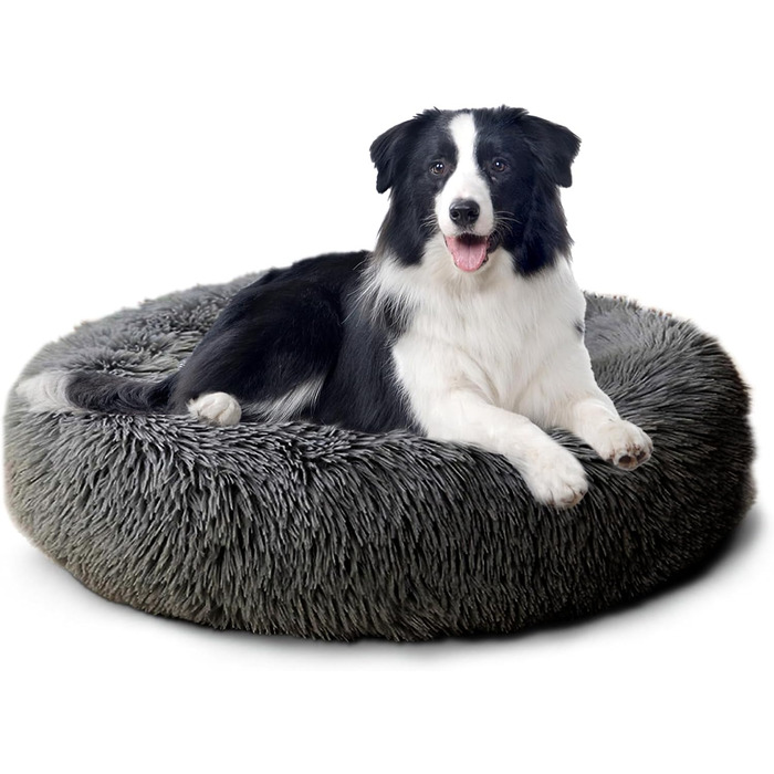 CALIYO Крісло-гніздо для собак та котів, середнього розміру, 70 см, темно-сірий