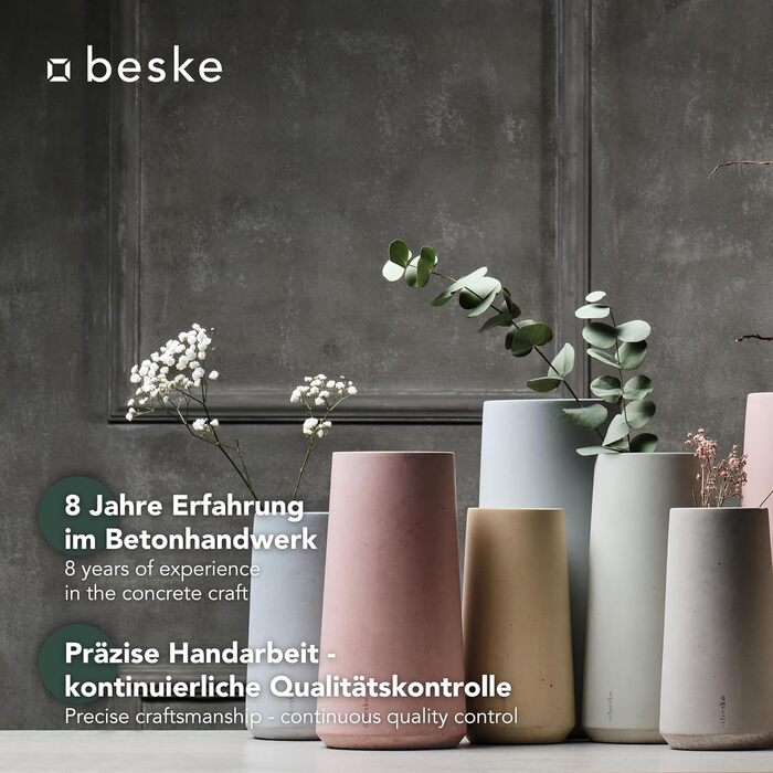 Concrete Wine Cooler 'Eiskar' - Handmade in Germany | Holds Bottles up to 3.7