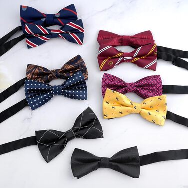 Метелик чоловічий (10 шт.) багатокольоровий, класичний для смокінга, регульований, формальний для бізнесу, весілля, хлопчиків