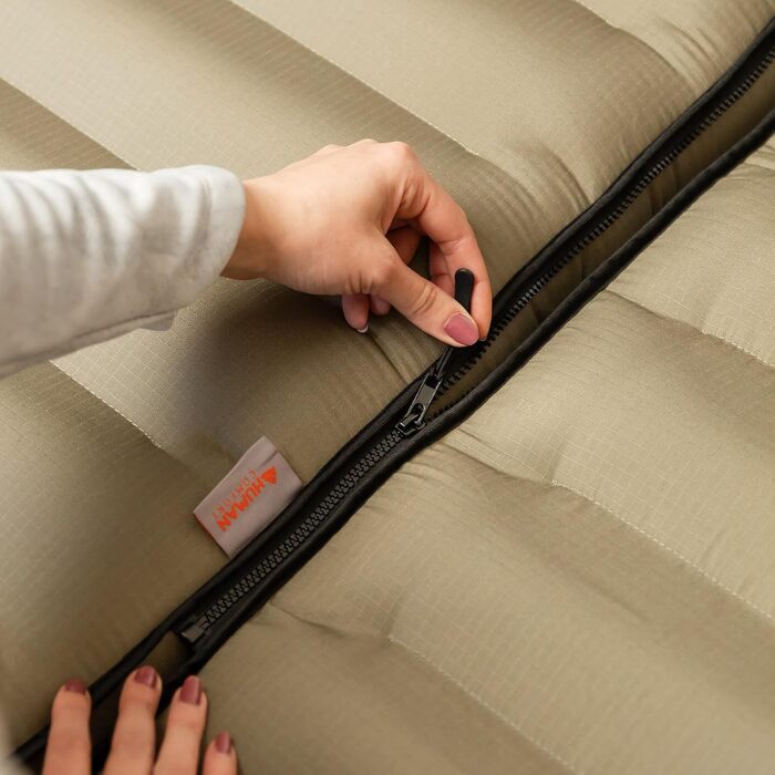 Надувний матрац для гостей Human Comfort - 100% бавовна (зелений)