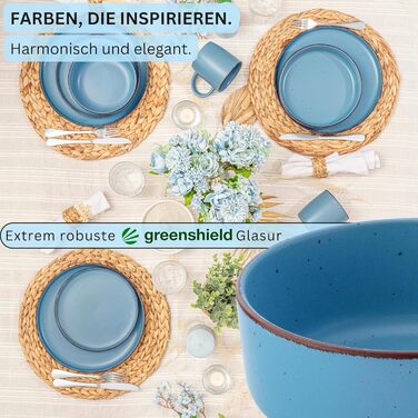 Набір керамічних мисок Sänger VALUE COLLECTION (Bombay Saphir) - 4 шт., 700 мл, для мюслі, миття в посудомийній машині, мікрохвильова піч, стійкість до подряпин, фіолетовий