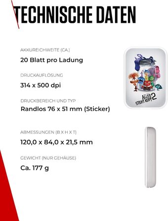 Canon Zoemini 2: Портативний фотодрук, Bluetooth 5.0, USB-C зарядка, Рожеве золото (Disney Limited Edition)