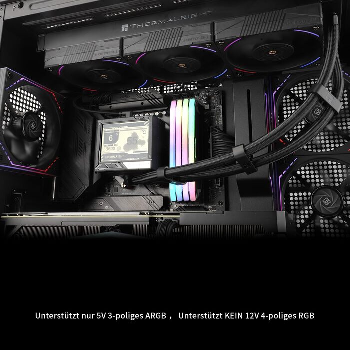 Thermalright Mjolnir Vision 360 ARGB: Смарт-система водяного охолодження з IPS LCD дисплеєм для AM5/LGA 1700/1851, білий корпус