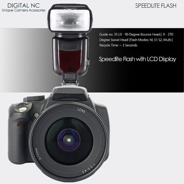Спалахувач Speedlite з LCD-дисплеєм, сумісний з Canon EOS R7