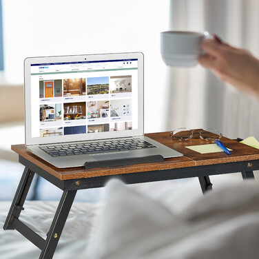 Relaxdays Adjustable Height Laptop Table